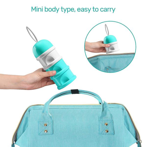 Portable Sealed PP Baby Milk Powder Container Multi Function