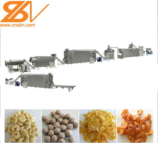 Quality Professional Corn Flakes Processing Line Customized Capacity  1 Year Warranty for sale