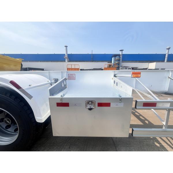 53ft Gooseneck Skeleton Truck Frame Semi Trailer Container Shipping Chassis with Excellent Features and Durable FUWA Axle