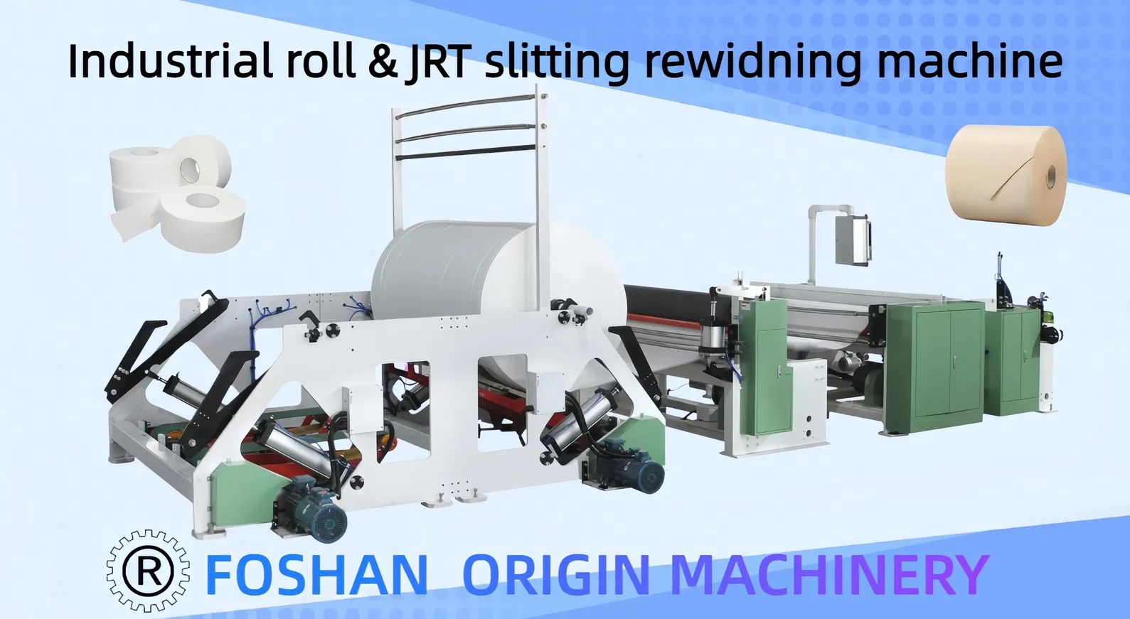 Industrial Roll Jrt Maxi Roll Slitting Rewinding Machine