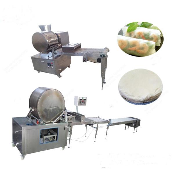 Quality Square Round Egg Spring Roll Samosa Sheet Making Machine for sale