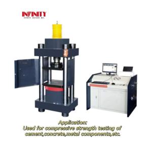 Wholesale 1500KN Micro Computer Control Electro Hydraulic Servo Compression Testing Machine from china suppliers