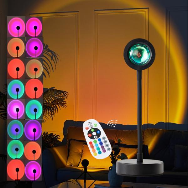 Quality Mini robot-like toy modeling indoor colorful touch usb led night light rainbow projection table lamp projector sunset l for sale