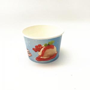 China Ice Cream Cups Wholesale Customized Paper Cup Frozen Ice Cream Cup Food & Beverage Packaging on sale