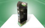 Black Free Standing Display Units Hook Floor display Stand for Kid's Shoes