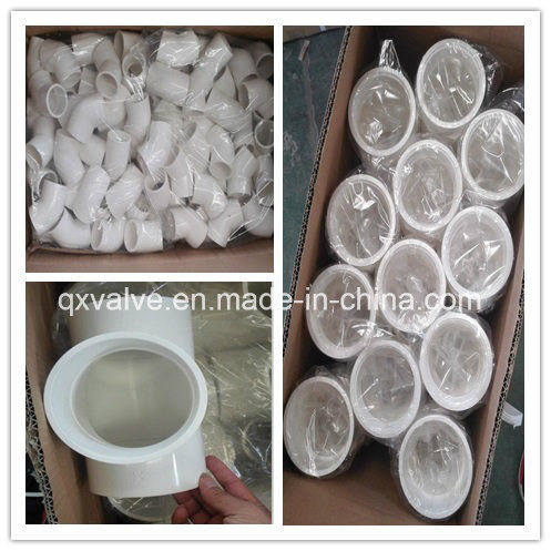 Blue PVC Pipe Fitting Tee Sch40 Equal Tee Reducing Tee Female Tee for Glue Connection