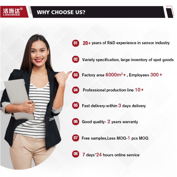 Mini Diffuse Photoelectric Sensor Ultra-Small Stable Detection Thin Size Red Light Side PNP/NPN Output