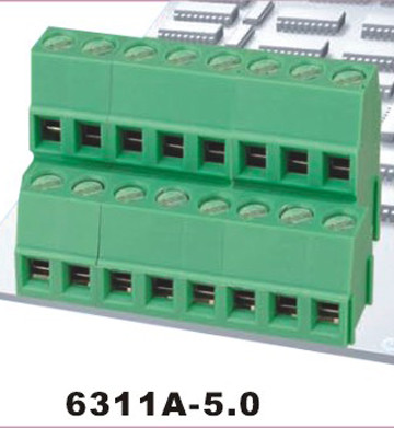 Brase Terminal Block Connector PA66 PCB Terminal Block