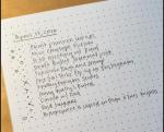 Thread Bound Bullet Journal Notebook / Empty Bullet Journal Minimalist Design