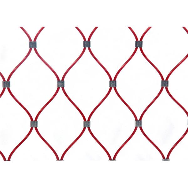 Diamond 1x19 25x25mm Stainless Steel Knotted Rope Mesh Strongest Type Tend