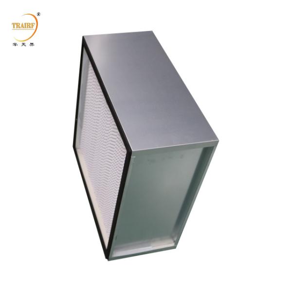 H14 Aluminum Deep Pleat Laminar Flow Hood HEPA Air Filter For HVAC System