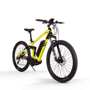China Fat Tire Ebike Mid Drive Full Suspension Bike 27.5 Bafang Motor Torque Sensor 48v 250w 8Ah on sale
