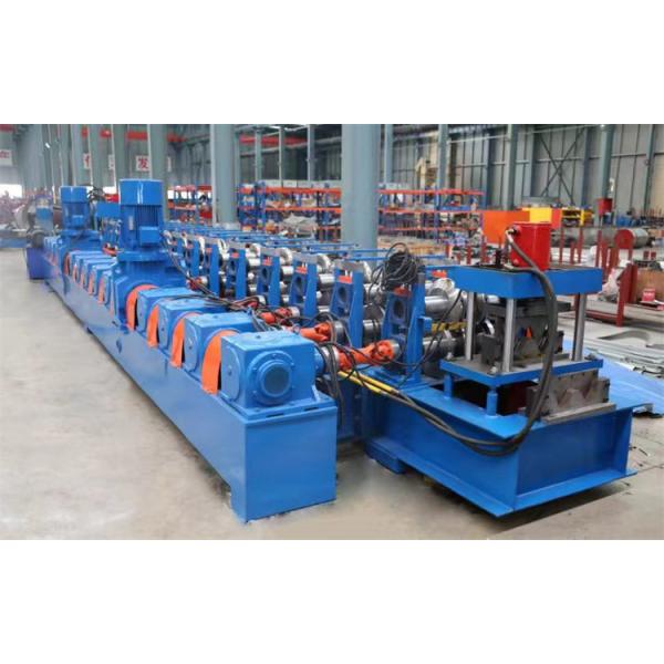 Building Material Highway Guardrail Roll Forming Machine 1.5-4mm Thickness