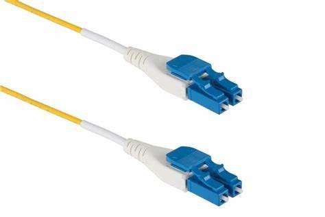 Quality 2.0 Mm Single Mode Fiber Patch Cord Switchable Uniboot Duplex OS2 PVC OFNR for sale