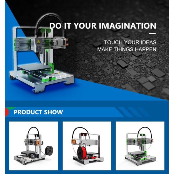 5kg Professional 3D Printer 180 - 210 ℃ Extruder Temperature For Students