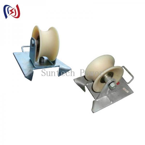 Wholesale Cable Pithead Roller SH130S 10KN Load for Cable Pulling from china suppliers