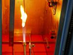 IEC60332-1-2 Single Insulated Wire Vertical Flammability Testing Equipment 1KW