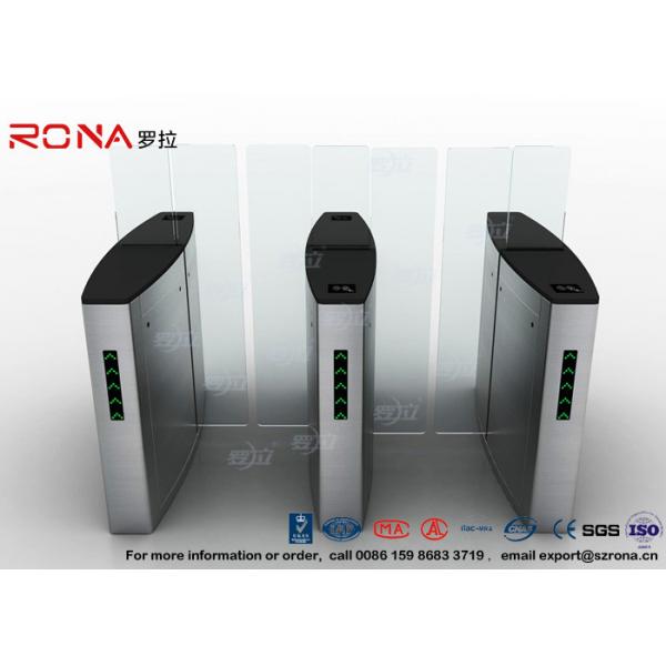 Wholesale Building Access Control Turnstile Flap Barrier Automatic With Polishing Surface from china suppliers