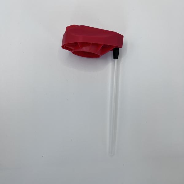 Close-up of dual-action spray nozzle with selector switch