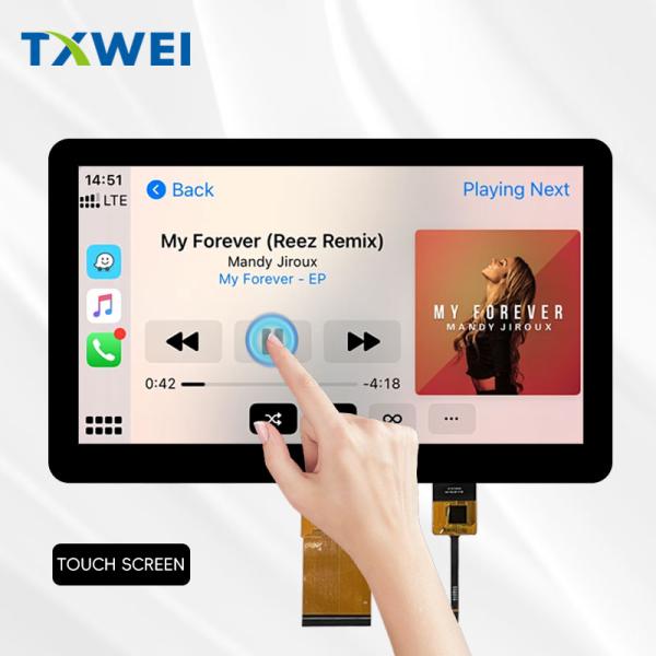 LVDS Interface 10.1 Inch TFT LCD 1024*600 Dots With capacitance Touch Screen