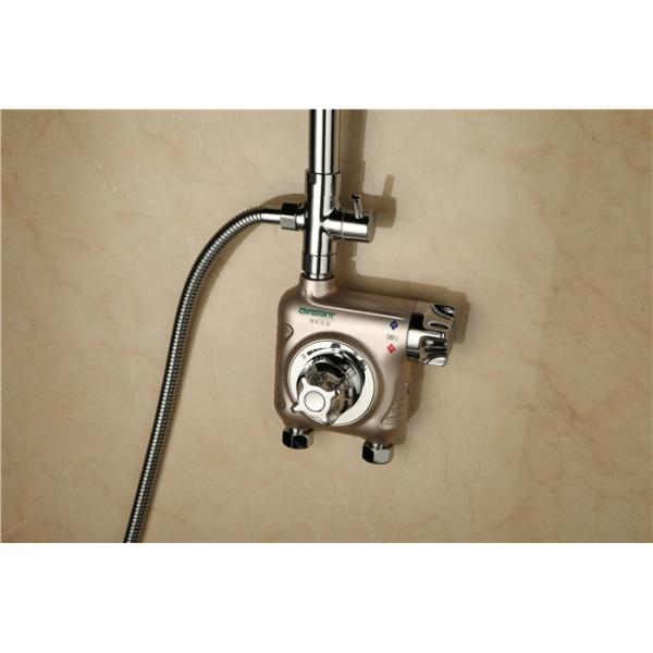 Anti - Scaling Temperature Control Mixing Valve , Commercial Shower Mixer Valves