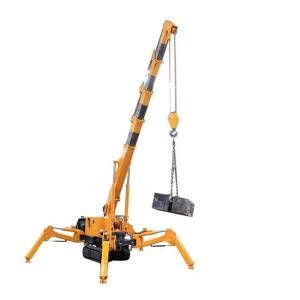 Wholesale CE 5 Ton Spider Crawler Crane Diesel Engine Electric Mini Spider Crane from china suppliers