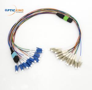 China High Precision RoHS compliant MPO MTP Connector with Hydra Cables on sale