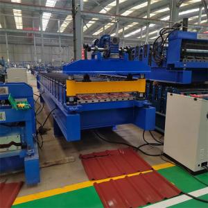 China Metal Painted Casted Galvanized 840 Ibr Roof Panel Roll Forming Machine For Building Materials on sale