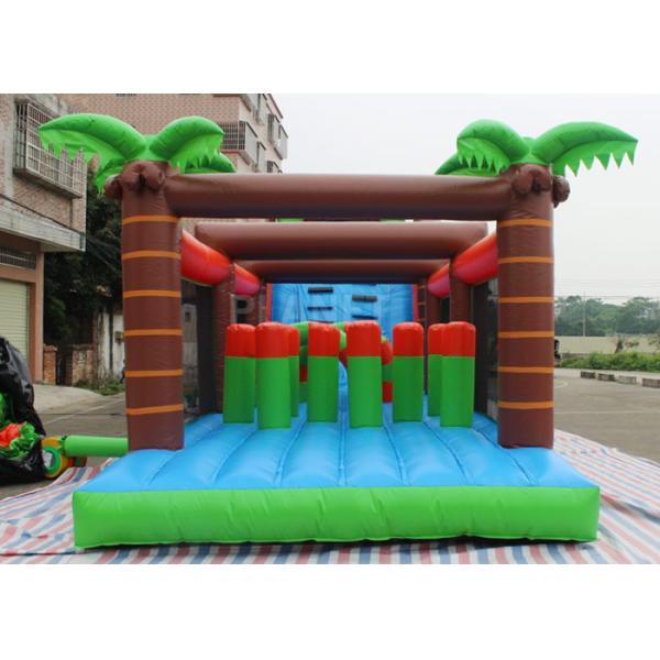 Waterproof Inflatable Obstacle Course 7.3 * 3.6 * 4.7 M CE / UL Blower