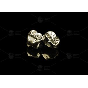 Sleek Full Cast Metal Crown Precious Alloy Gold 20% Polished Full Metal Dental