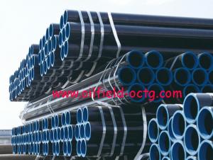 Wholesale api steel line pipe API 5L ASTM A53 A106 WITH BLACK COATING BEVELLED ENDS AND CAPS from china suppliers