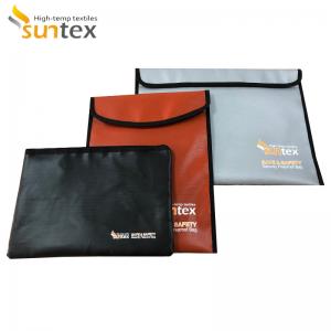 Wholesale Waterproof Fireproof Document Bag Silicone Coated And Foil Coated Fiberglass Fabric from china suppliers