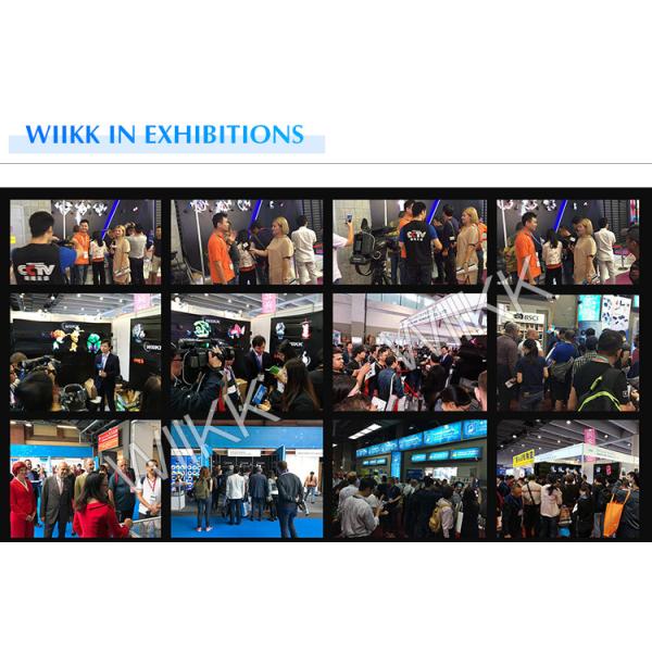 12V 3D Spinning LED Hologram Aluminum Material SD Card Content Upload For Advertising