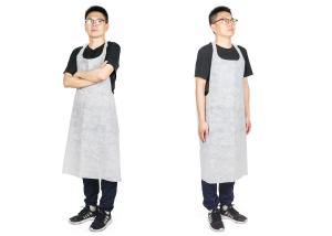 China Biodegradable Non Woven Apron , Waterproof Disposable Aprons on sale