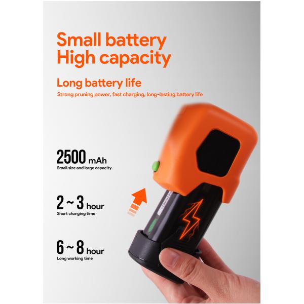 Swansoft F20 New Designed Li-ion Battery Powered Electric Pruner Scissors with 25mm cutting diameter