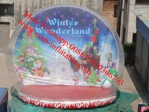 Wholesale xmas inflatable snow globe from china suppliers