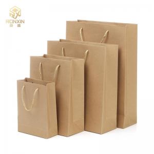 China FSC Certificate Kraft Paper Printed Paper Shopping Bag With Handle on sale