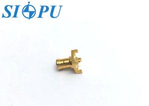 China MCX Male RF Coaxial Connector  PCB gold-plating Soldering on sale