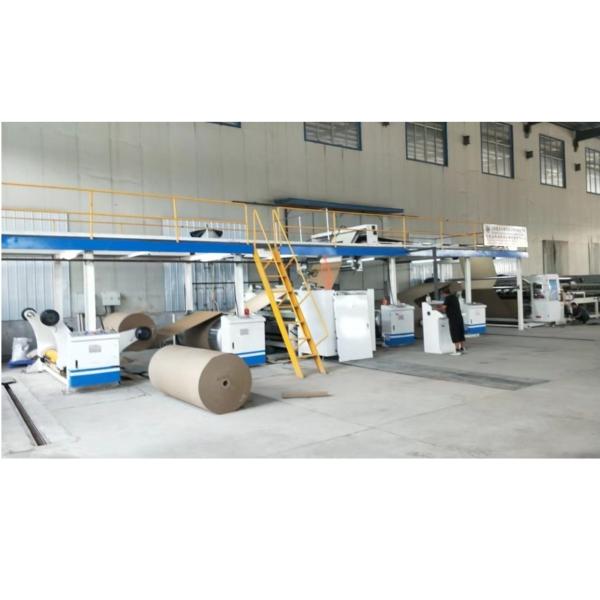 Quality Corrugated Cardboard Production Line With 3 5 Or 7 Layers Cutting Length 300mm-9999mm for sale
