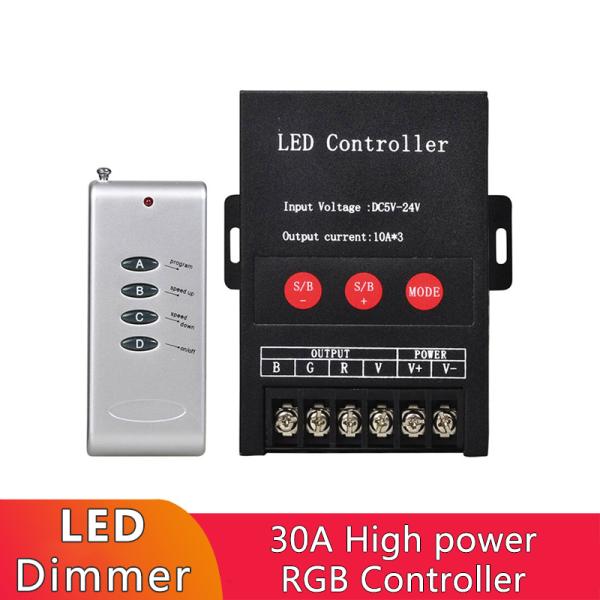 30A LED Strip Light Dimmer Controller For Color Change Speed Switch