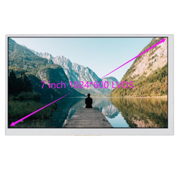 Quality 7" Inch 1024x600 LVDS TFT LCD with CTP, PCAP Touch Screen 7 inch IPS for sale