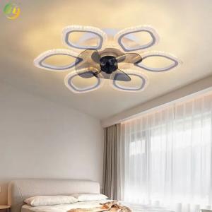 Smart Control LED Ceiling Fan With Timer And Three Color Light For Children