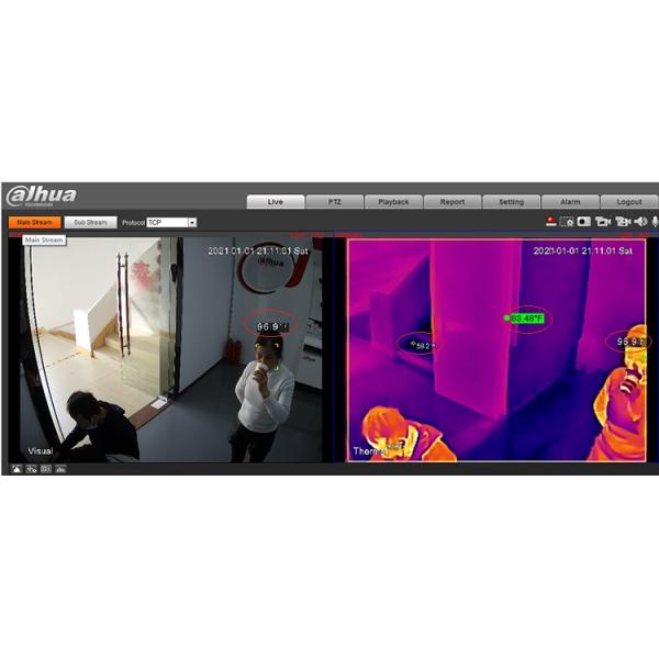 Dahua DHI-ISC-D718-T thermal camera Temperature Monitoring Walk-through Metal Detector