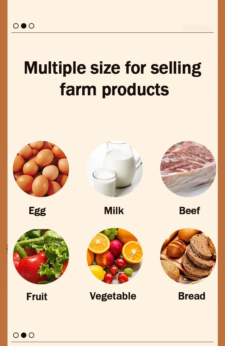 Customizable Lockers Smart Cooling Freezing Systems for Fresh Frozen Farm Products Vending Machine