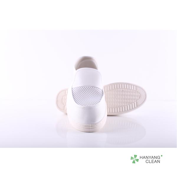 White PVC leather esd mesh shoes safety shoes antistatic cleanroom shoes for work protection