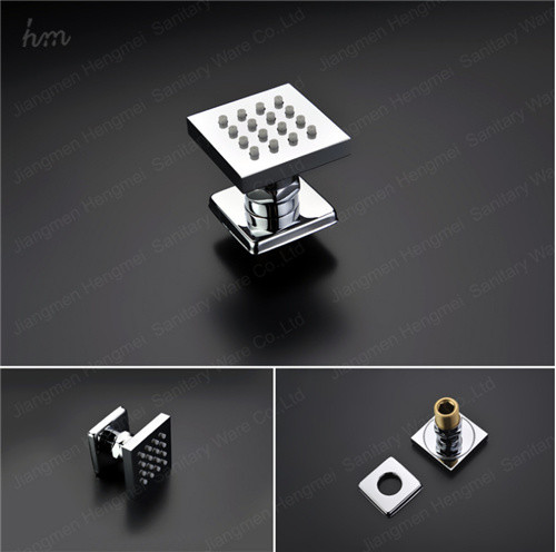 Stainless Steel Shower Wall Faucet Multi Angle Adjustment Rainfall Shower Head Size 360*500MM