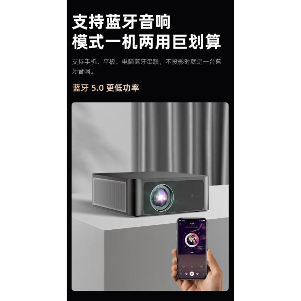 2024 Y3pro Ultra HD Home Theater Projector 800 ANSI Lumens Auto Focus LED Lamp 2GB RAM and Android 9.0 Operating S