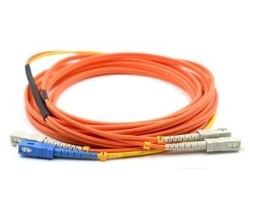 Quality MCP SC PC to SC UPC duplex 62.5/125 fiber optic mode conditioning patch cord 3meter for sale