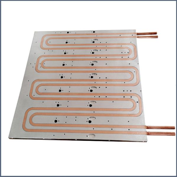 Rustproof Painting Liquid Cooled Heat Sink , Stable Cold Plate Electronics Cooling