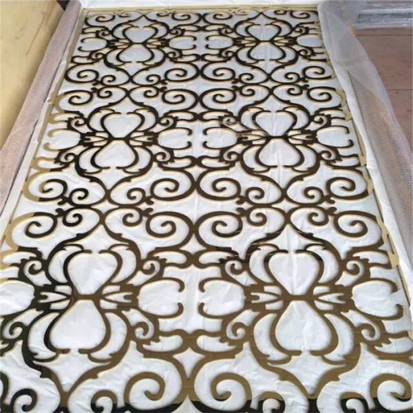Quality home decor decorative screen panel  stainless steel metal screen partition for sale